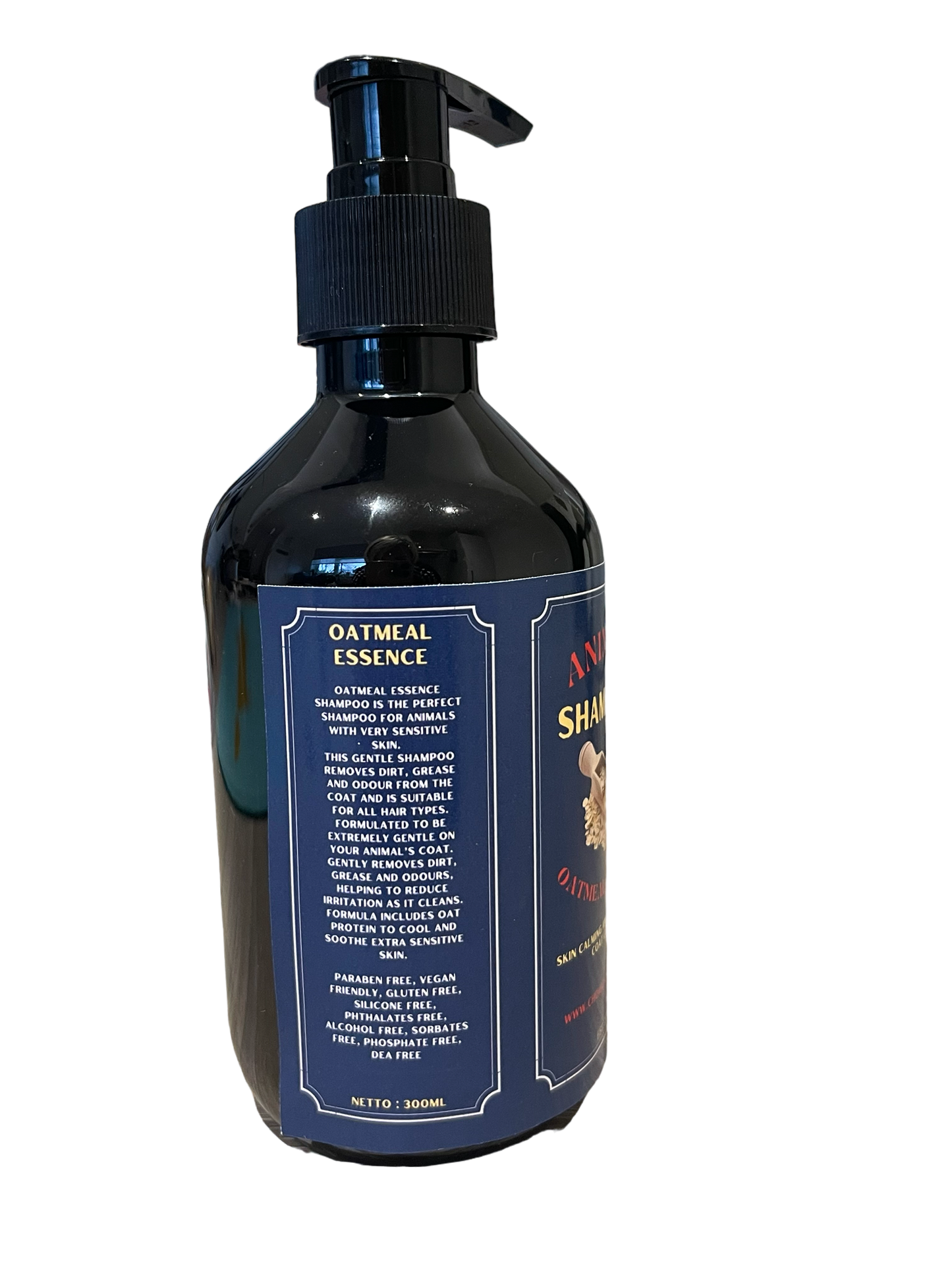 Animal Oatmeal Essence Shampoo 300ml/Vegan and Cruelty Free/Paraben and Silicone Free