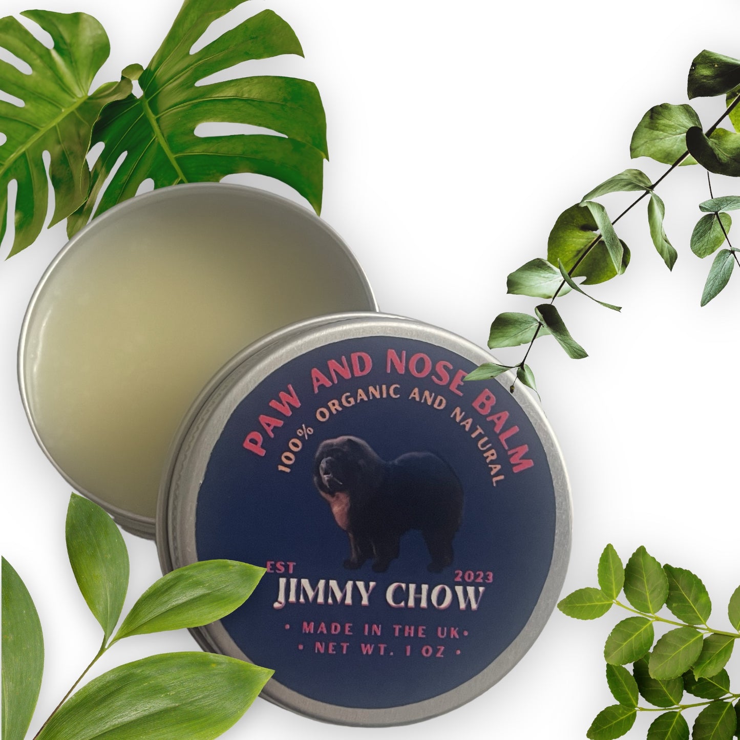 GIFT SET - Animal Oatmeal Essence Shampoo 300ml + Jimmy Chow Dog Paw and Nose Balm Lick-Safe with Hemp Oil, Bubblegum Scent