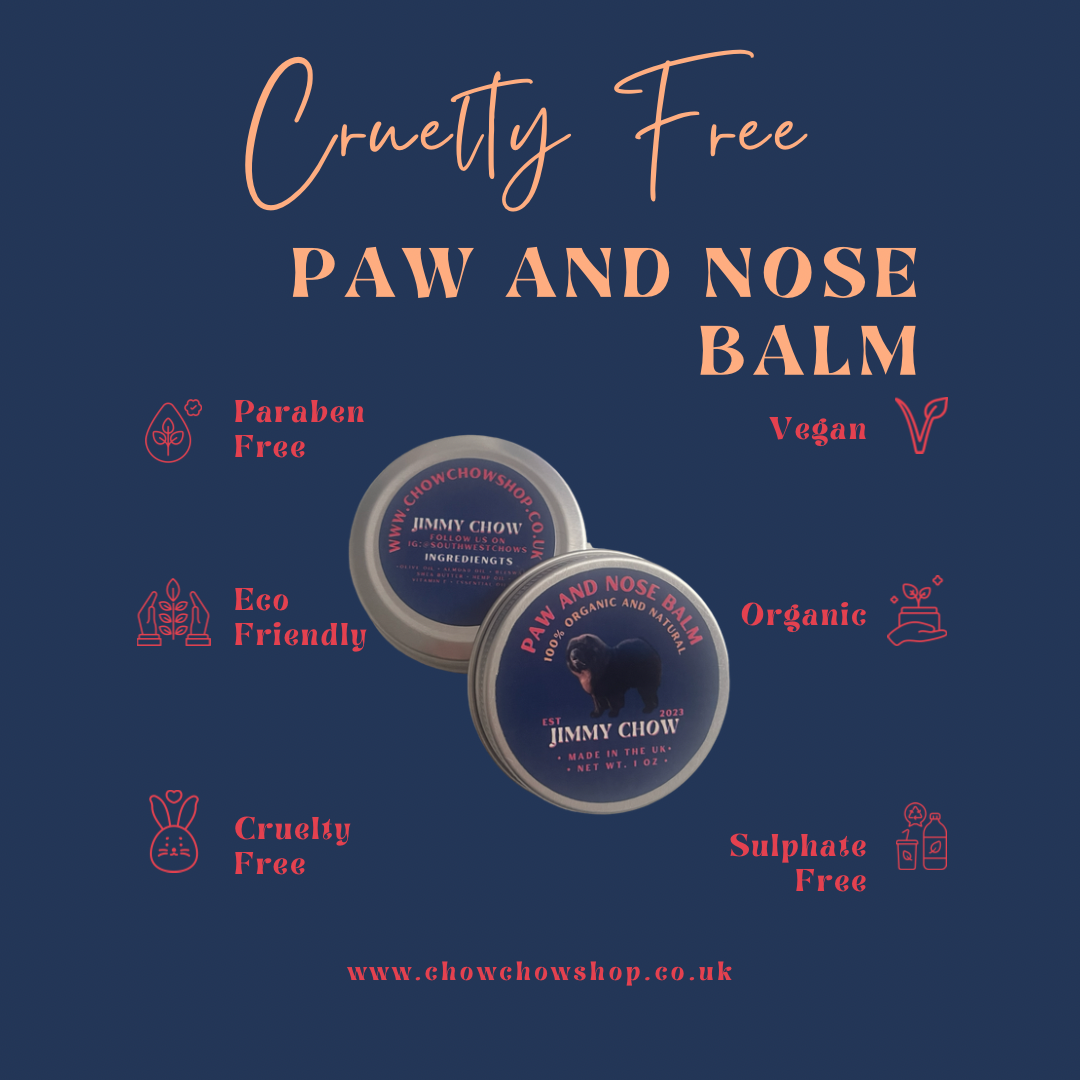 GIFT SET - Animal Oatmeal Essence Shampoo 300ml + Jimmy Chow Dog Paw and Nose Balm Lick-Safe with Hemp Oil, Bubblegum Scent