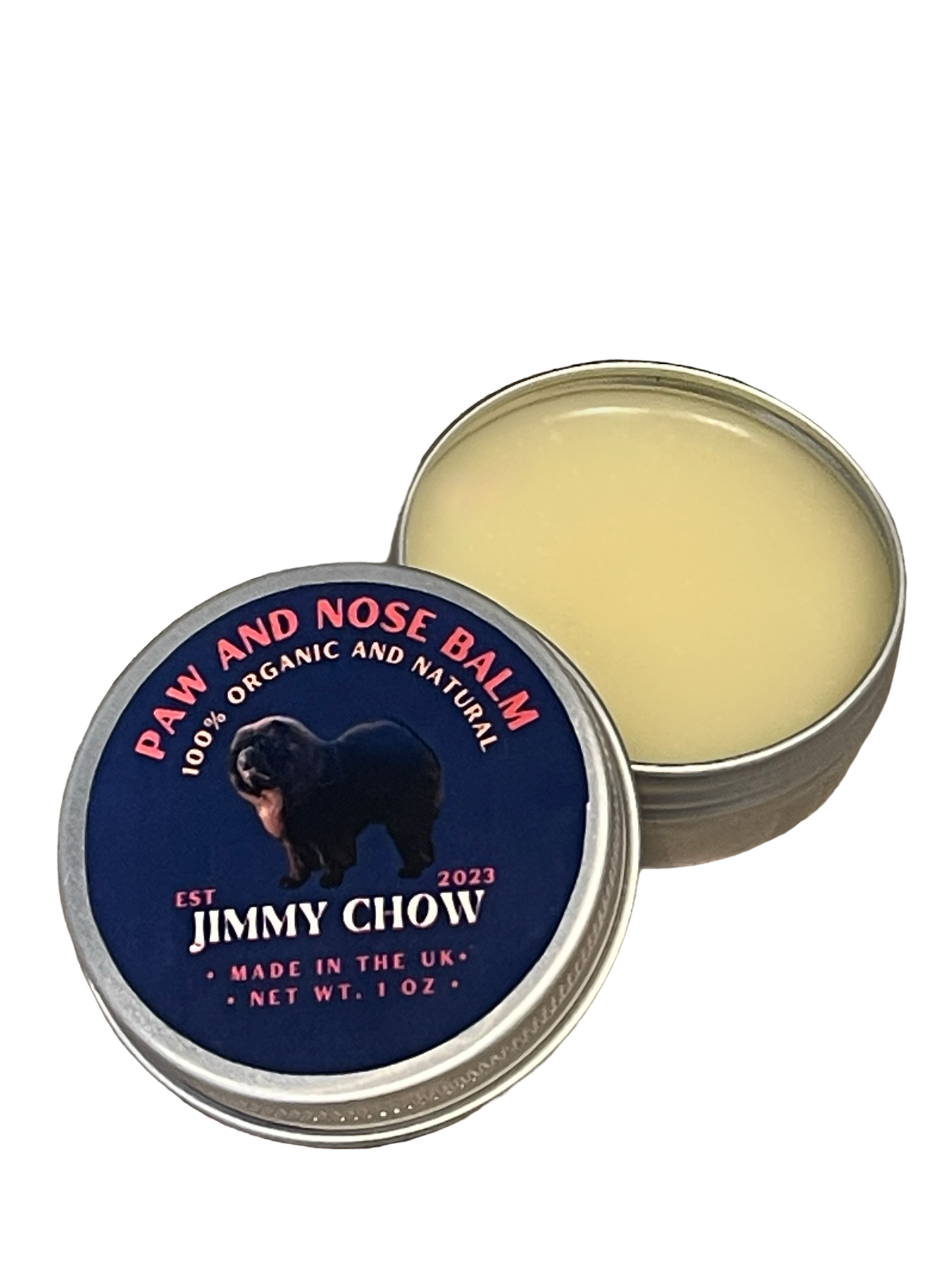 Birthday Gift for dogs and cats - Dog Paw and Nose Balm Lick-Safe with Hemp Oil, Bubblegum Scent