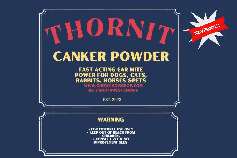 Thornit Canker Powder Groomers No1
Choice Ear Mite Powder 20g + Application Brush